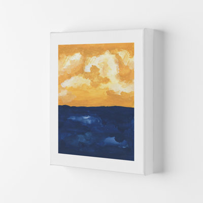 Horizon Abstract Sea 1 Piece Wall Art