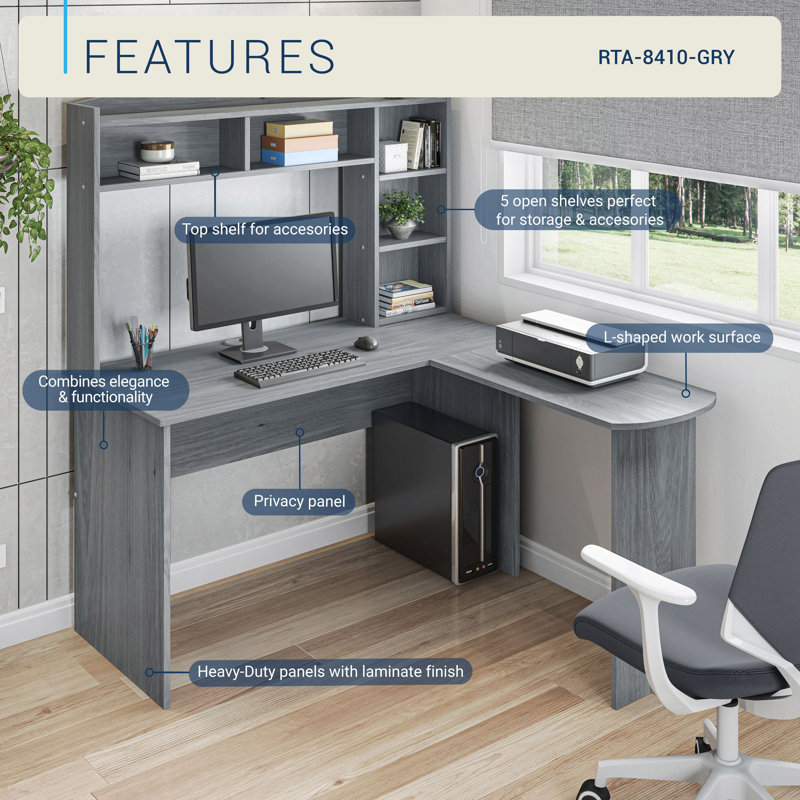 Ward L-Shaped Computer Desk