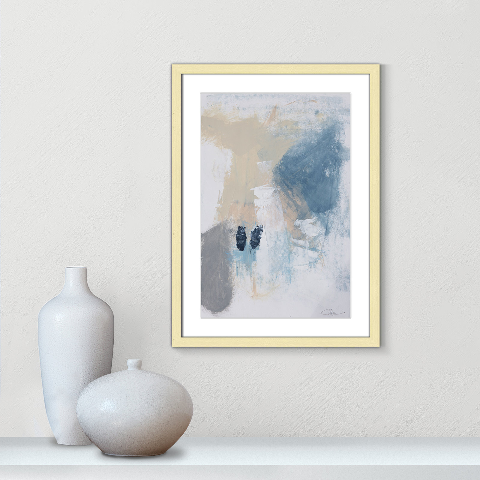 Coastal Carnival II Print by Casa Fine Arts, White, 23" H x 17" W x 1.25" D, Gold Single Picture Framed Paper