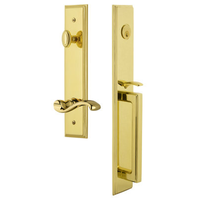 Carré One-Piece Dummy Handleset with D Grip and Portofino Lever
