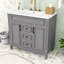 Ensemble de meuble-lavabo simple autoportant avec lavabo et rangement Elliesha-476982493