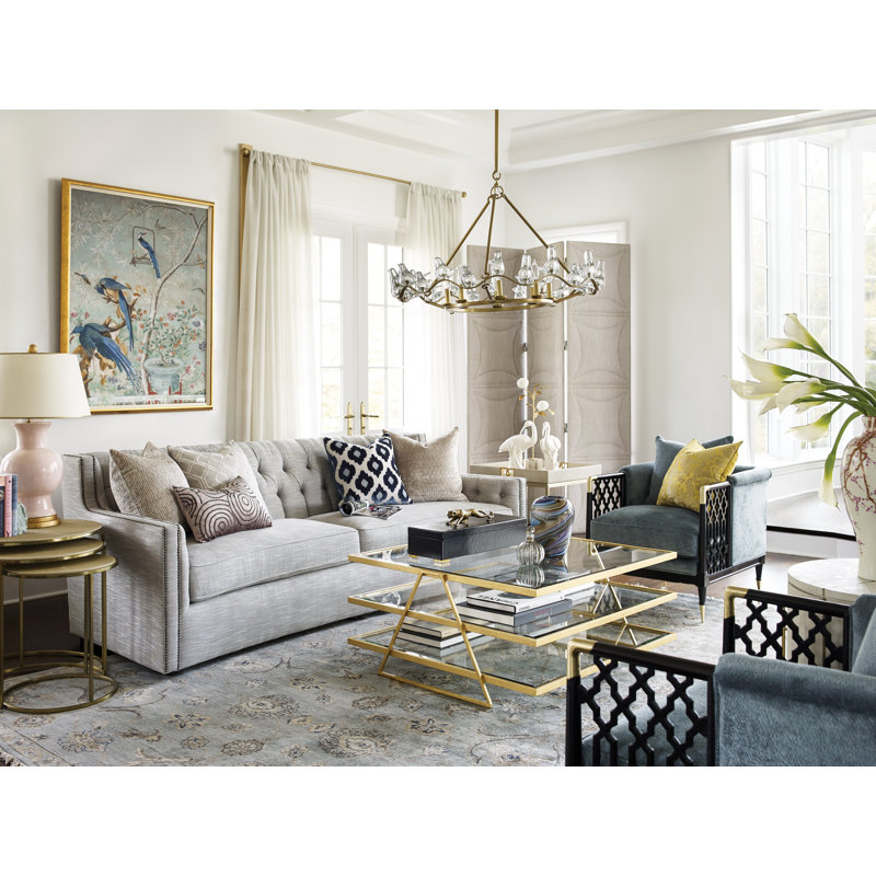 Borealis Glass Table Vase, 10.5" H x 7.5" W x 7.5" D