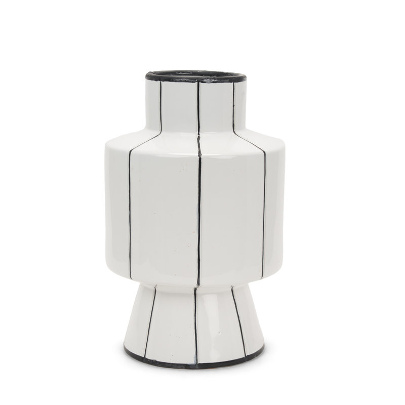 Vase de table en céramique 16 po