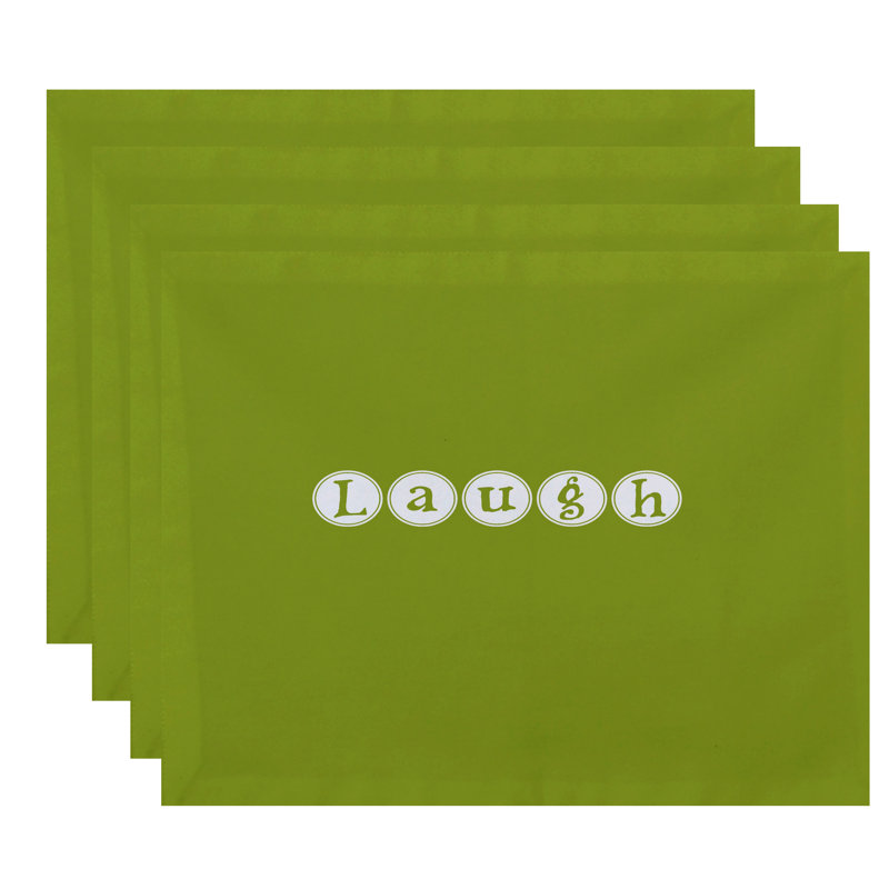 Ensemble de napperons 4 pièces Annica, Vert