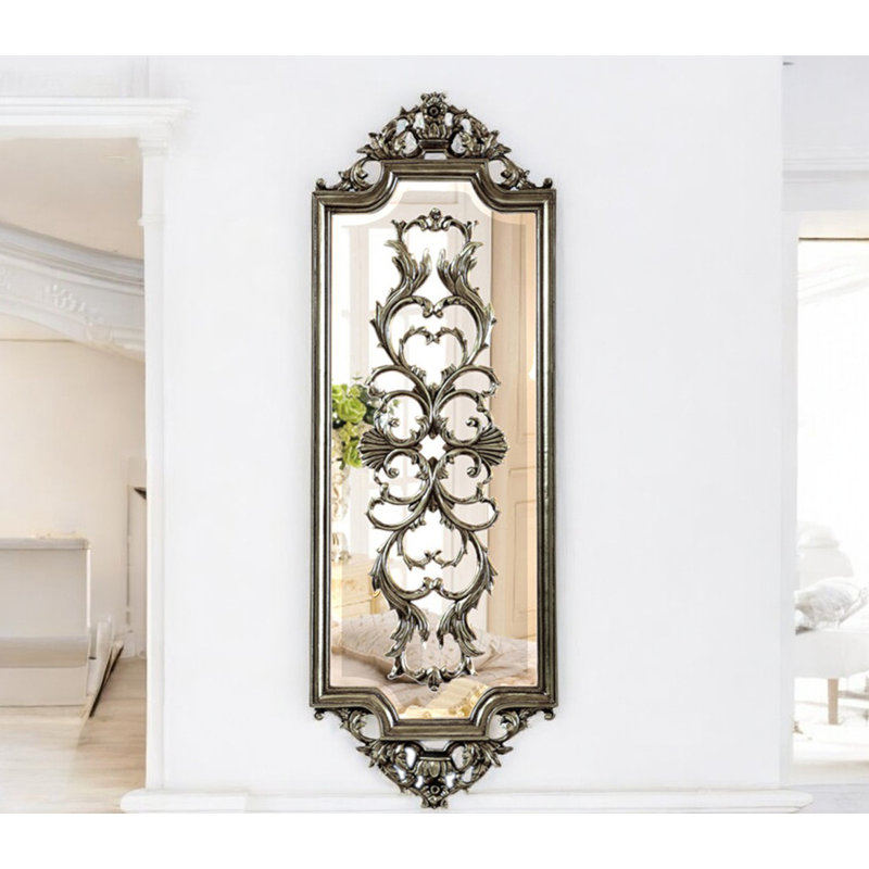Rosia Arch Solid Wood Mirror, Gold