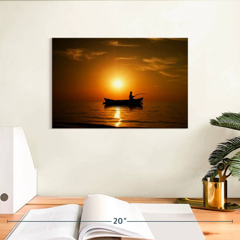 Senne Golden Sunset Pêche, H 8 po x l 12 po