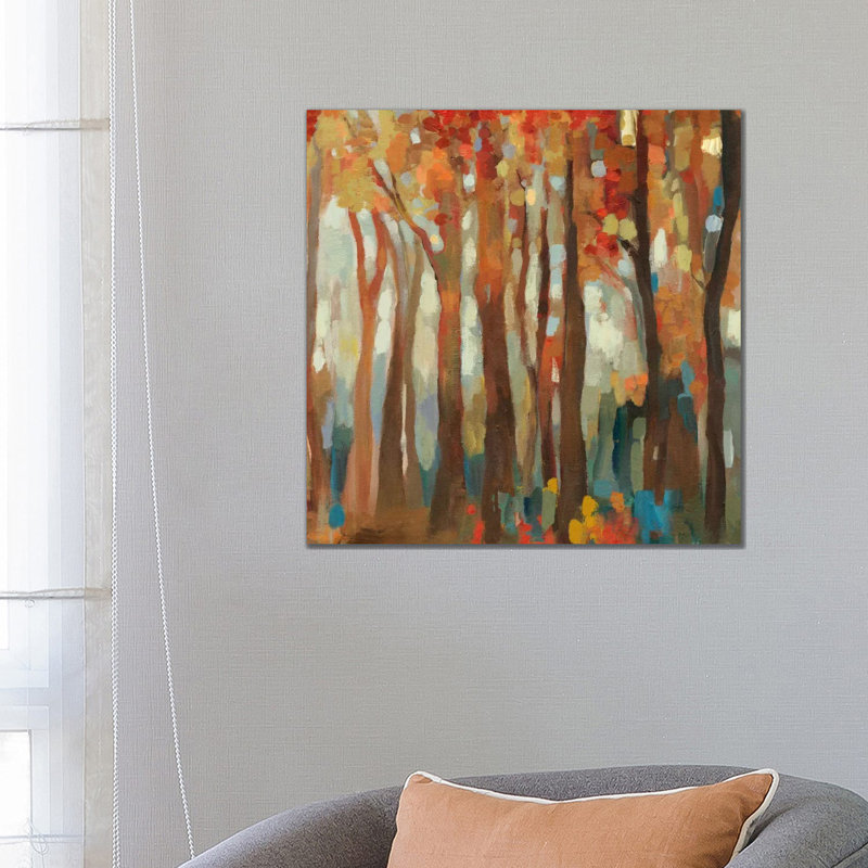 Marble Forest III by Allison Pearce - Painting on Canvas, Wrapped Canvas, 66.04 cm H x 66.04 cm W x 1.91 cm D