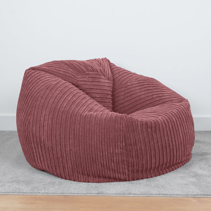 Polyester Refillable Classic Bean Bag, Pink