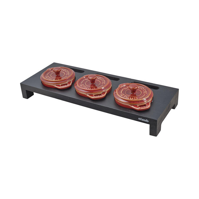 Staub Wood Mini Cocotte Stand
