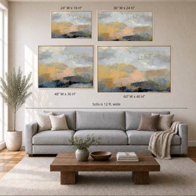 Dusk I by Silvia Vassileva - Graphic Art on Canvas