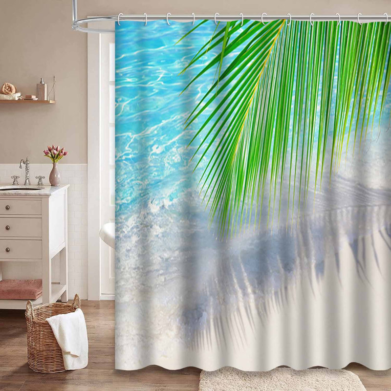 Feuille de palmier Summer Beach, L 72 po x l 78 po