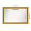 Townhouse Gold Non-Beveled Bathroom Wall Mirror-1016737304