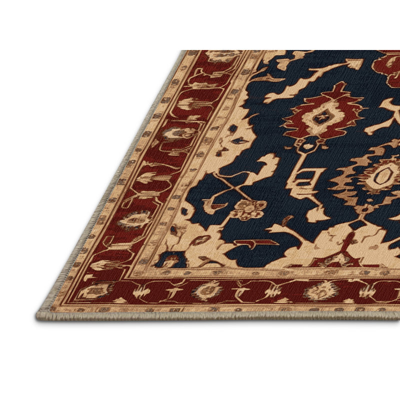 Tapis brun lavable à la machine, Rectangle 4pi x 6 pi