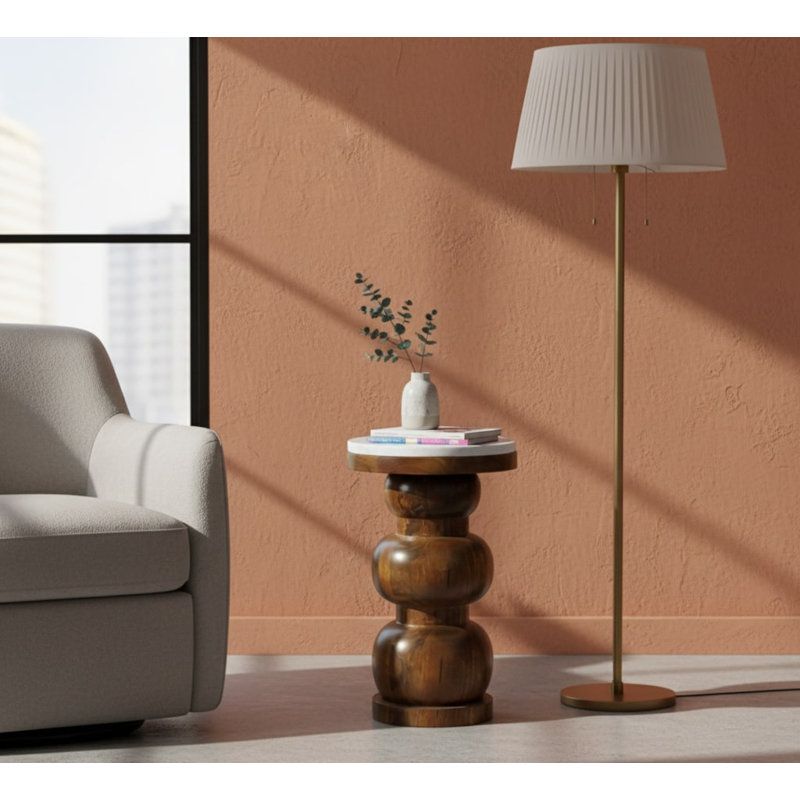 Table d'appoint Marble Top Bulla