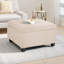 Repose-pieds rembourré avec rangement en tissu-1614845791