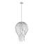 Luminaire suspendu 6 lumières en nickel brossé Gabriella 18 pouces-123223119
