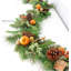 6' Apple Nuts Fruits Pinecone Garland
