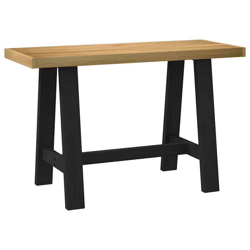 Shelinda Solid Wood Writing Desk