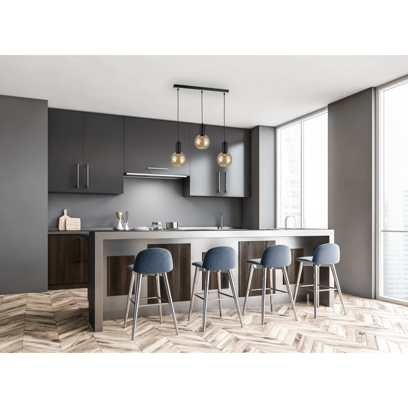 Bourgoin 3 - Light Kitchen Island Pendant