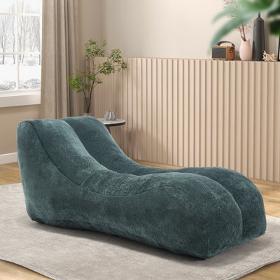 Couch And Lounger Bean Bag Sofa Chair With Premium Sponge For Bedroom,Living Room And Balcony by Ivy Bronx