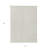 HomeRoots 3' X 5' Ivory Geometric Washable Indoor Outdoor Area Rug