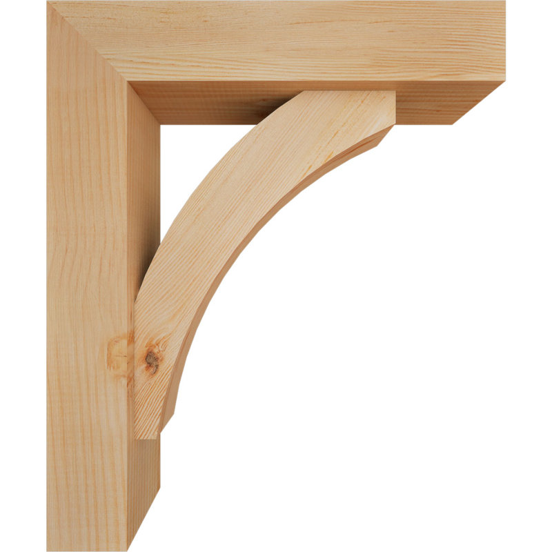 Support de bloc Thorton avec entretoise décalée, 24 x 20, Sapin Douglas de l 5 1/2 po (lisse)