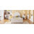 Upholstered Daybed With Rabbit Ear Shaped Headboard-1512888250