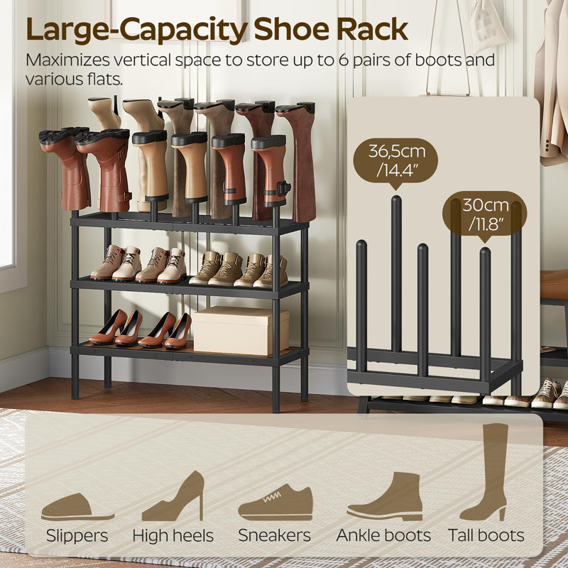 Tall Boots Rack Organizer, Boot Organizer for Closet