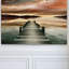 «Sunset Jetty», reproduction de peinture acrylique-2120545081-2120545086
