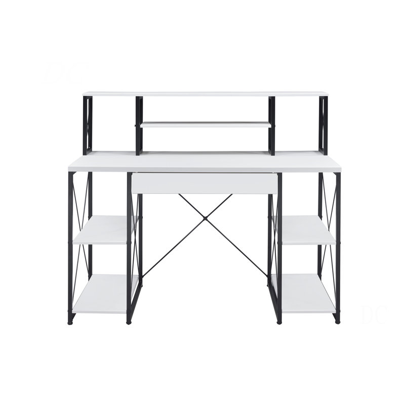 Amiel All Purpose White Finish Writing Desk, White
