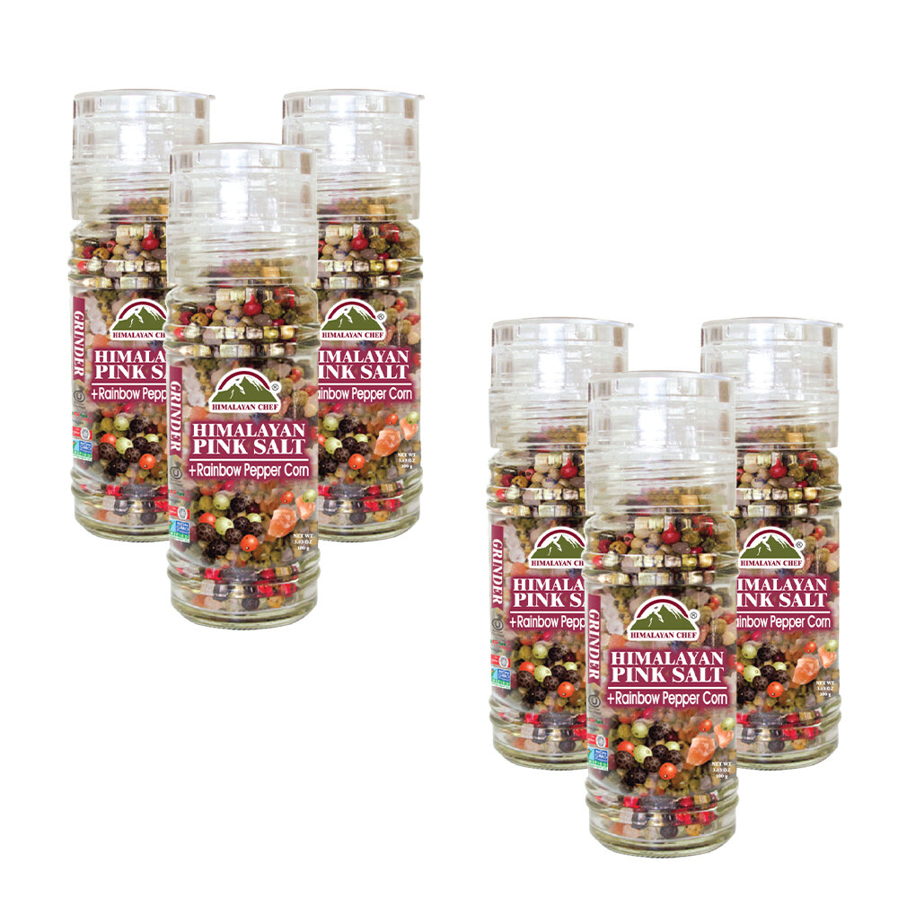 TJ's RAINBOW PEPPERCORNS in spice grinder