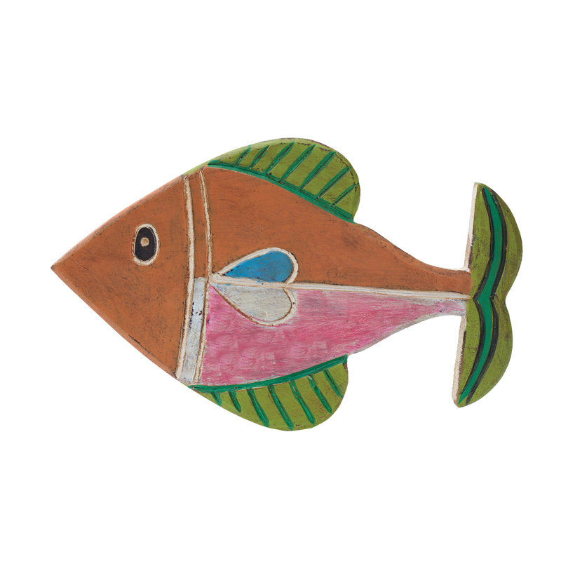 Orange and Red Fish Wall Decor