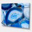 « Blue agate GEODE »-impression sur toile-50574580