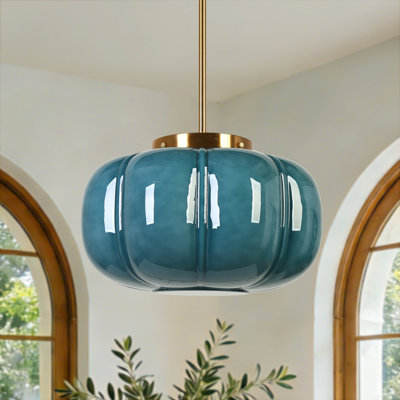Beltran 15" Width 1-Light Dome Pendant Light