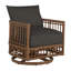 Newport Swivel Patio Chair with Cushions-83260303-97429404