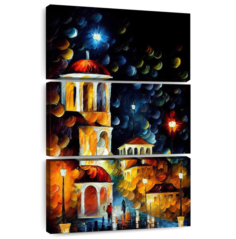 Masam Athens Night I, 45'' H x 28'' W