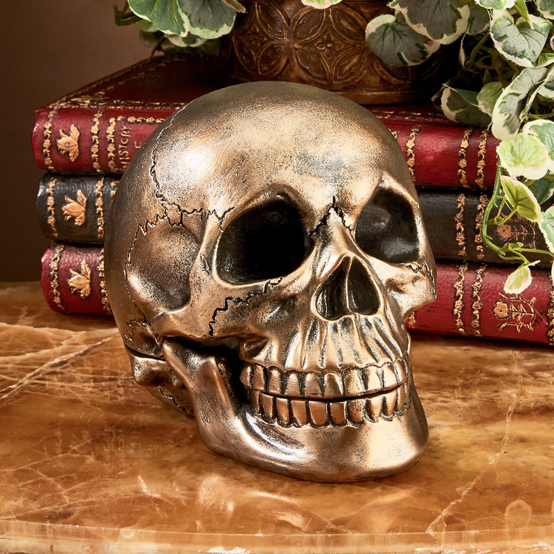 Halloween Skull Sculpture