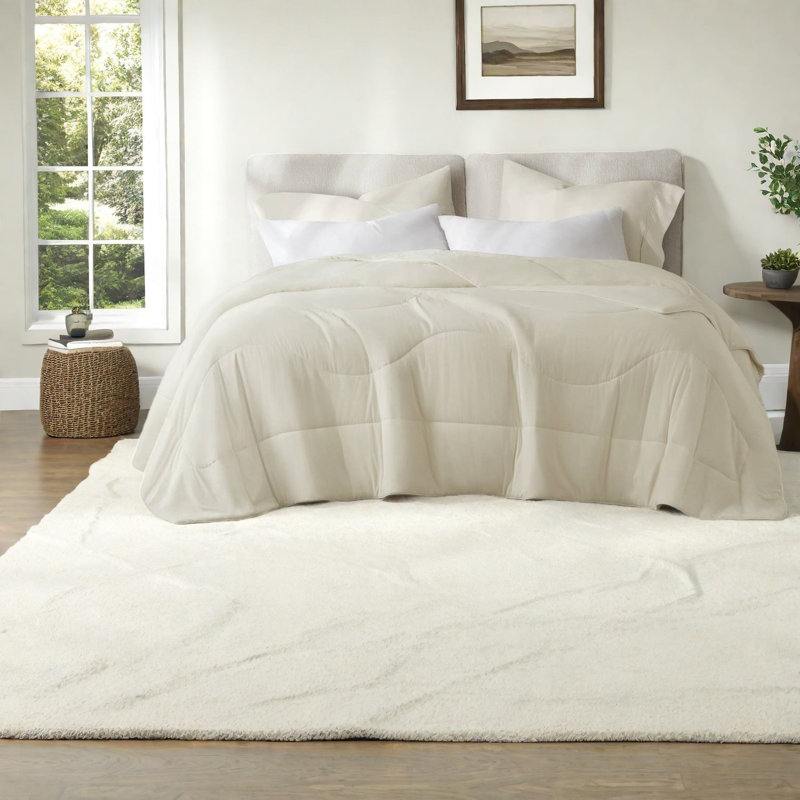 Ensembles de literie Tencel luxueux, édredon en nylon très grand, réversible pour maison moderne