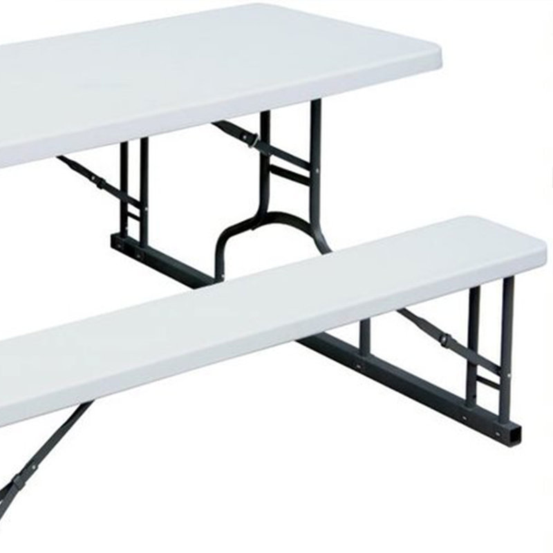 72'' Rectangular Folding Table, White
