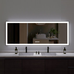 Miroir de salle de bain multifonctionnel éclairé