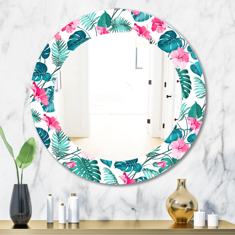Miroir mural Tropical Mood Foliage 20, H 31,5 po x l po
