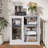 Solid Wood Accent Storage Cabinet-705012598-705012599