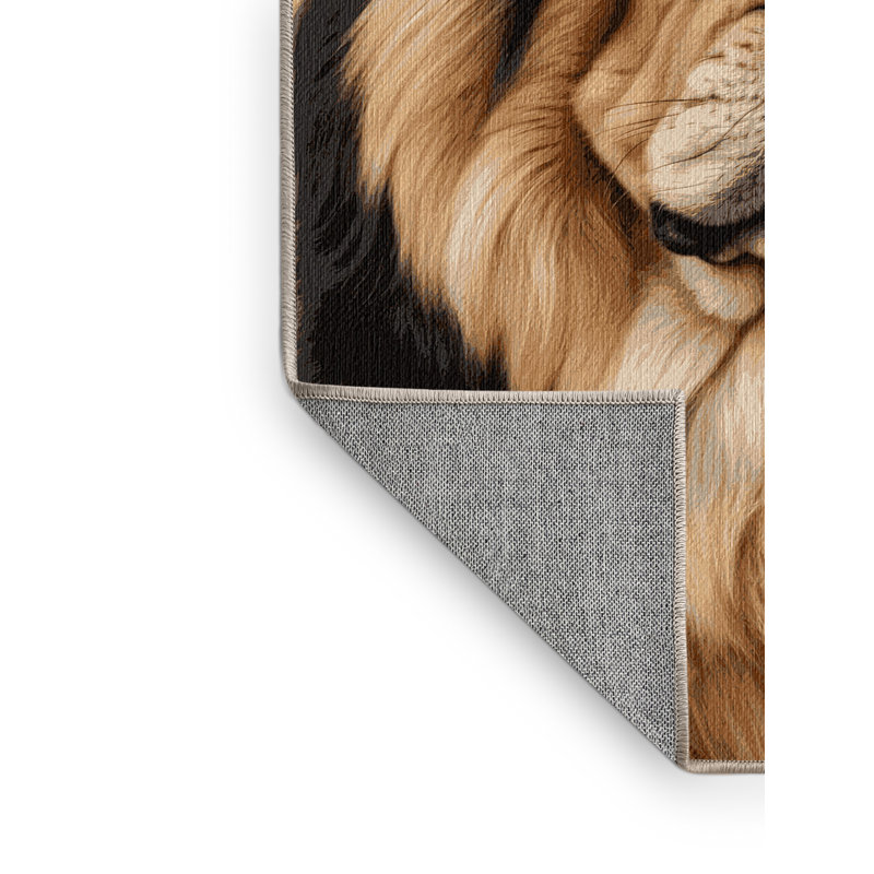 Washable Chow Chow Dogs Area Rug, Square 5'