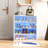 Stackable Shoe Bin With Led And Functional Display - Wooden Storage For Sneakers  4 1 Visible Inside-206709636