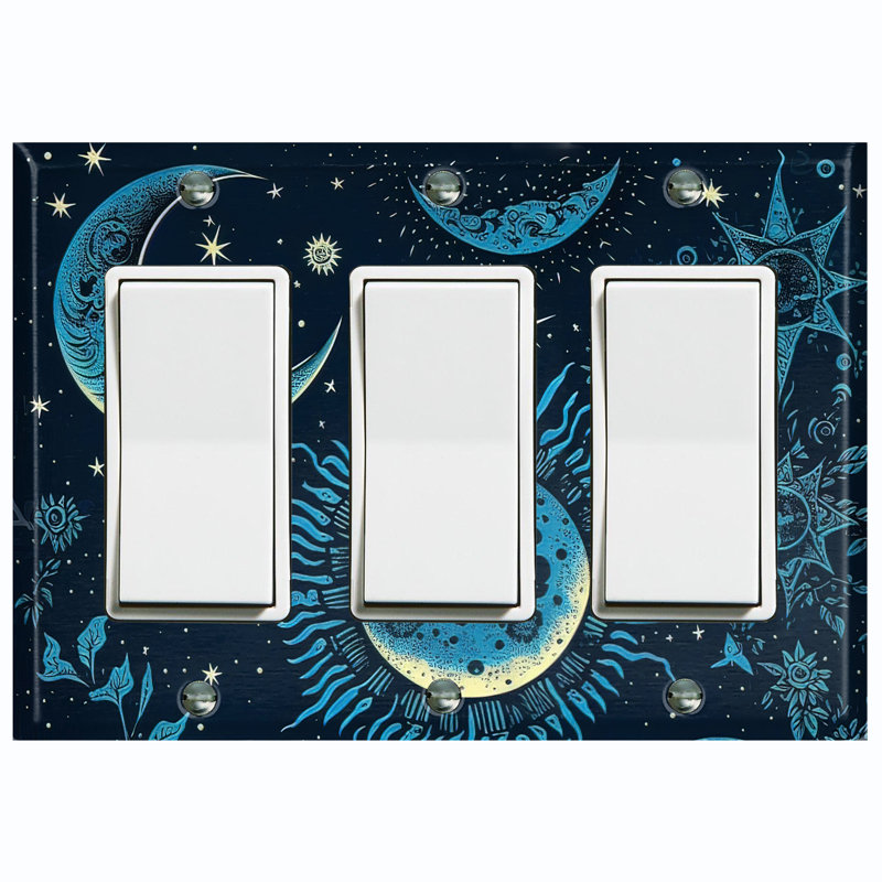 Plaque murale berçante astronomique 3 étoiles