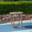 Table en bois circulaire 27,5 po Hermosa
