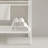 24" Freestanding Bathroom Iron Shelves Without Basin