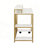Techni Mobili Industrial Writing Bublava with Sturdy Metal Frame and Ample Workspace, Perfect for Home Office and Study Areas.