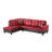 Dark Brown Larelle 103.5" Wide Sofa & Chaise-445747218-445747211