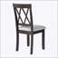 Foldable Dining Table Set for Small Spaces, 5-Piece Extendable Set with Drop Leaf and Upholstered Chairs, Farmhouse Style-1546660719-1546660707